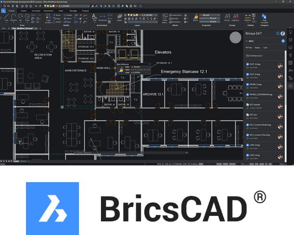 BricsCAD Software For 2D, 3D, BIM, And Mechanical Design